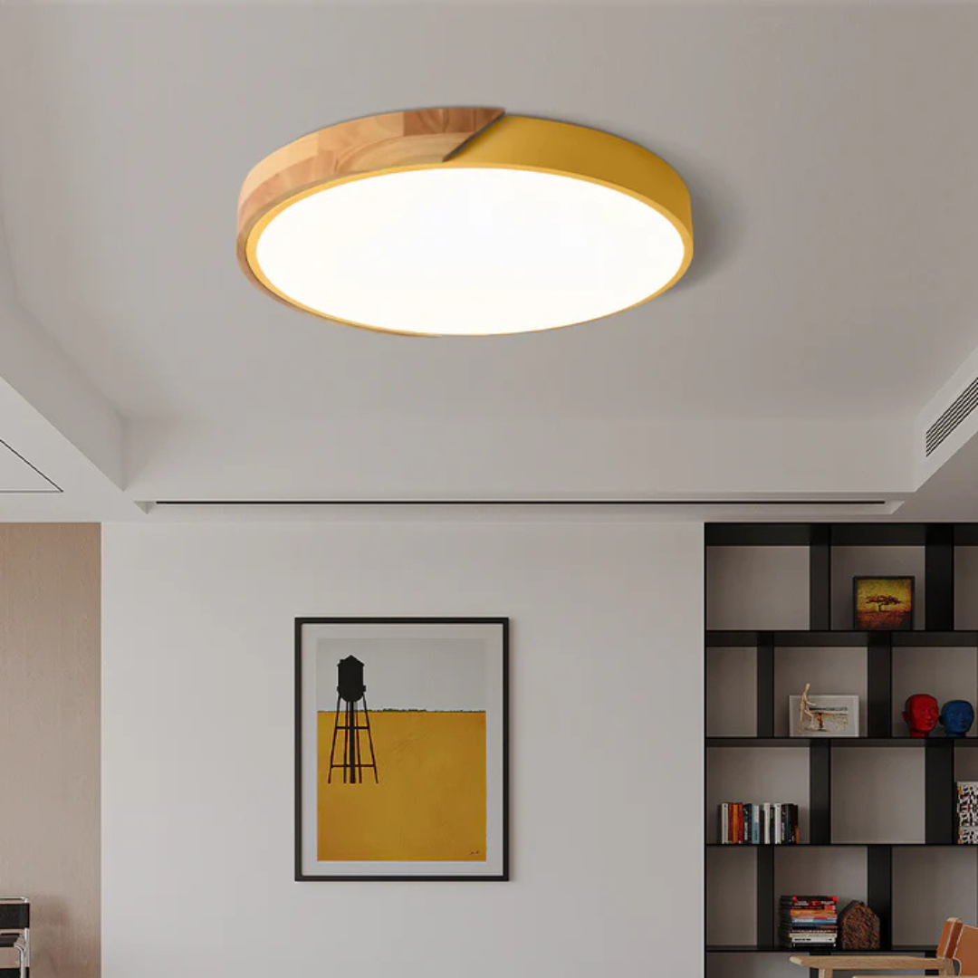 Skanto | Delos – Skandinavisk Tre LED Taklampe | Moderne Energi-Effektiv Innendørs Belysning