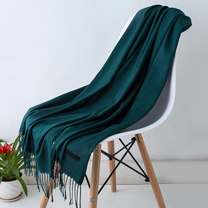 Skanto | Cashmere skjerf for kvinner Myk Varm Vinter Sjall
