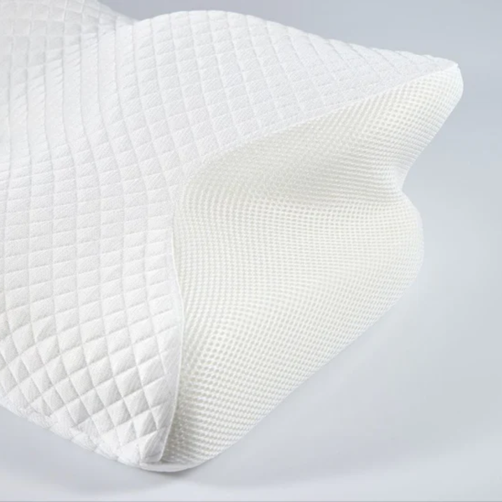 Skanto | Anti-Snorke Pute | Ergonomisk Nakke- og Hode Støtte | Hvit