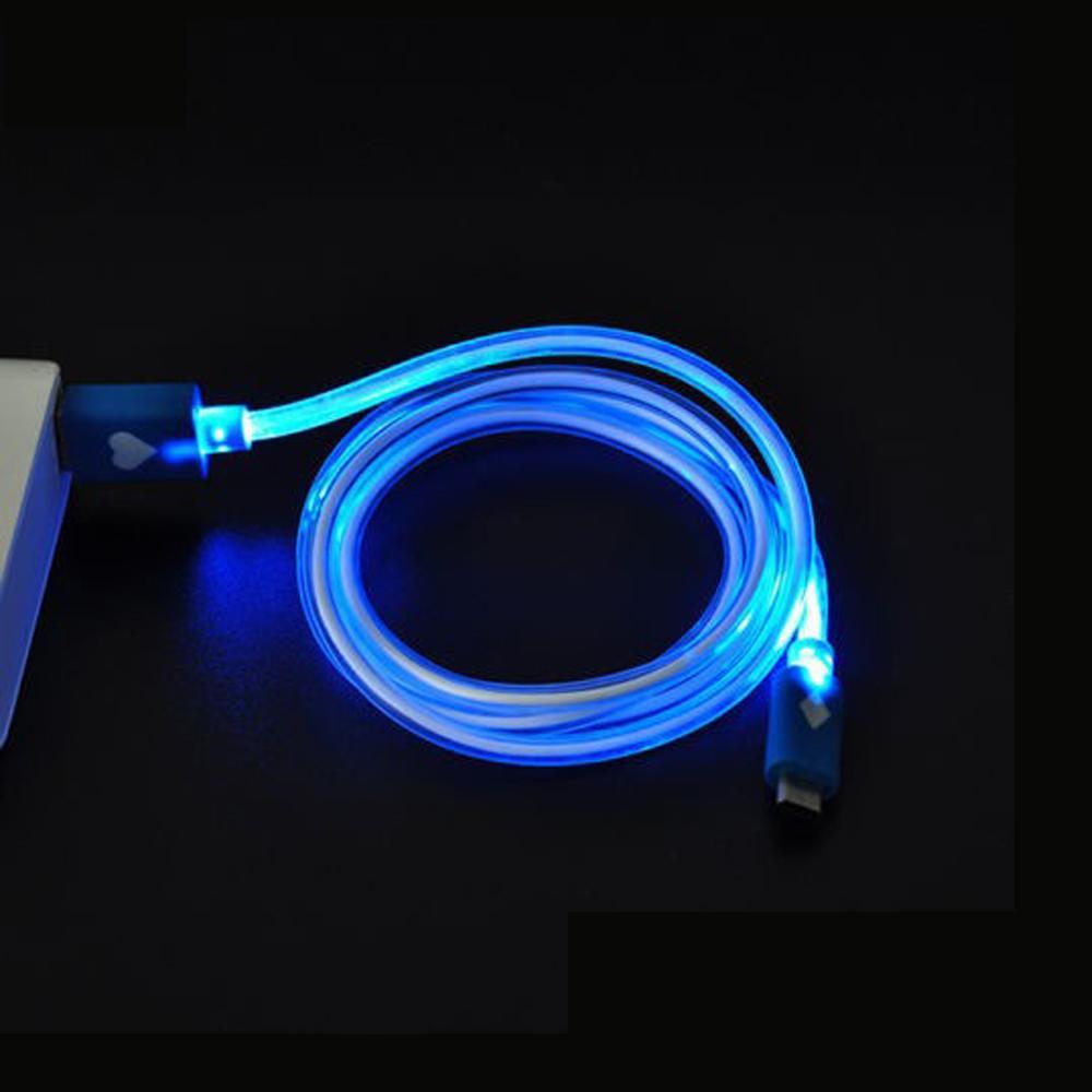 Skanto | LED USB-kabel - LED Flytende Synlig Lys Opp Luminescent Smart Lading