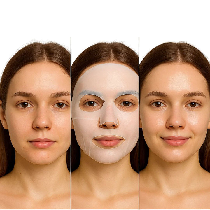 Dermaglow | Kollagen Arkmaske – Overnatt Hydrering – Hydrogel – Moden & Tørr Hud Skanto