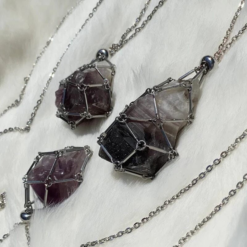 Skanto | Krystallstein Choker Halskjede