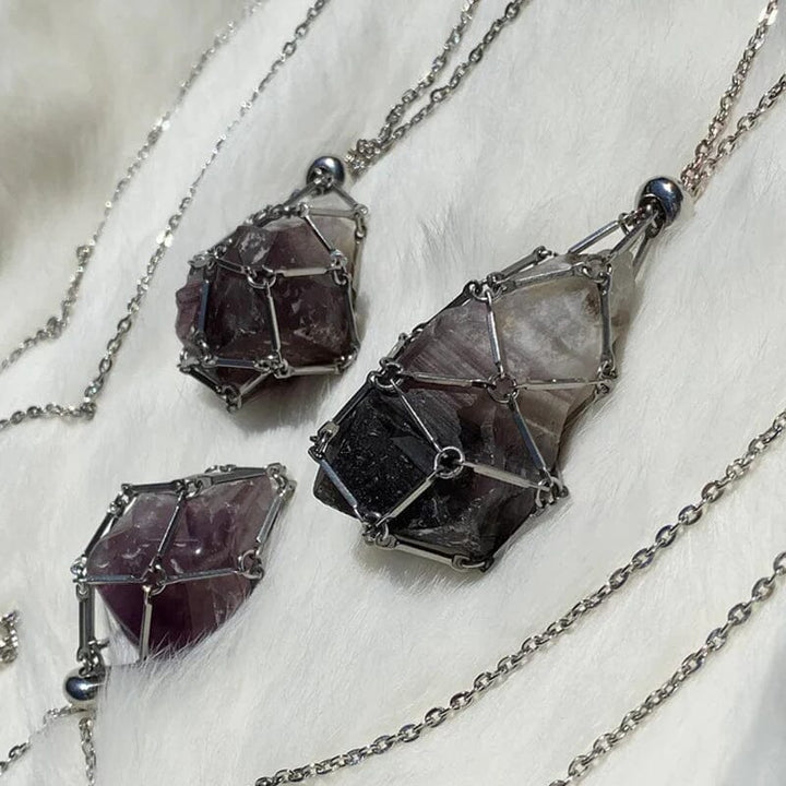 Skanto | Krystallstein Choker Halskjede