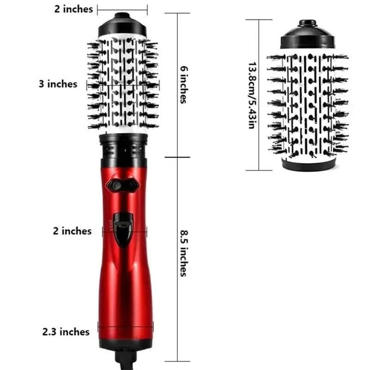 Elektrisk 3-i-1-Haarstyler med Föhn-, Bürsten- og Lockenstabfunksjon