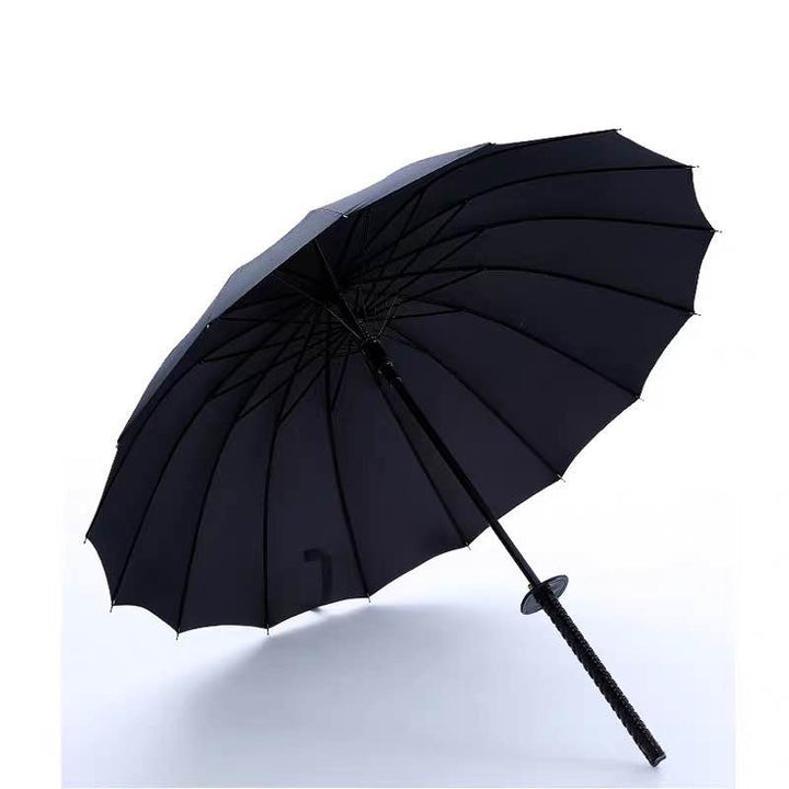 Dame Samurai-design foldeparaply med ergonomisk håndtak Skanto