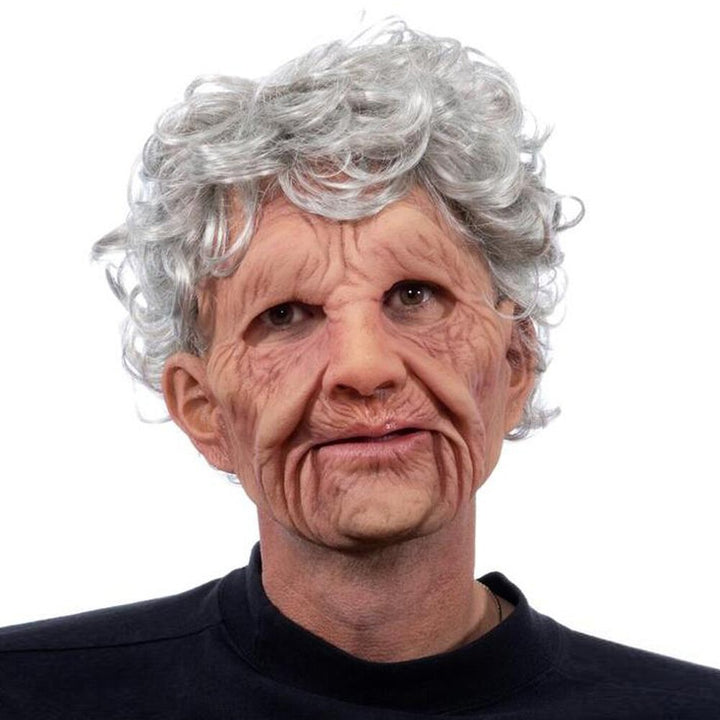 Creepy Old Man Maske – Realistisk Lateks Halloween Maske for Voksne | Skanto