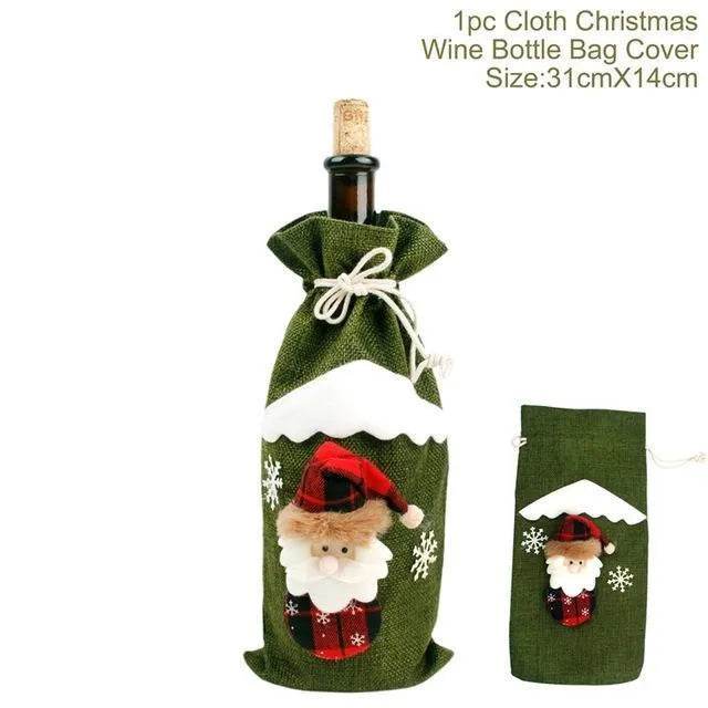 Skanto | Juledekorasjoner Julevinflaske Sokker