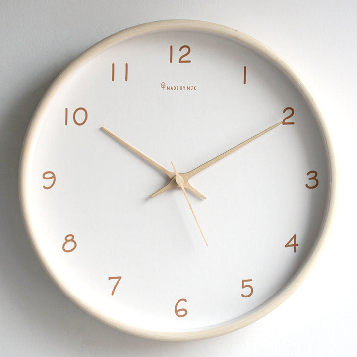 Skanto | TimberClock - Solid tre analog klokke