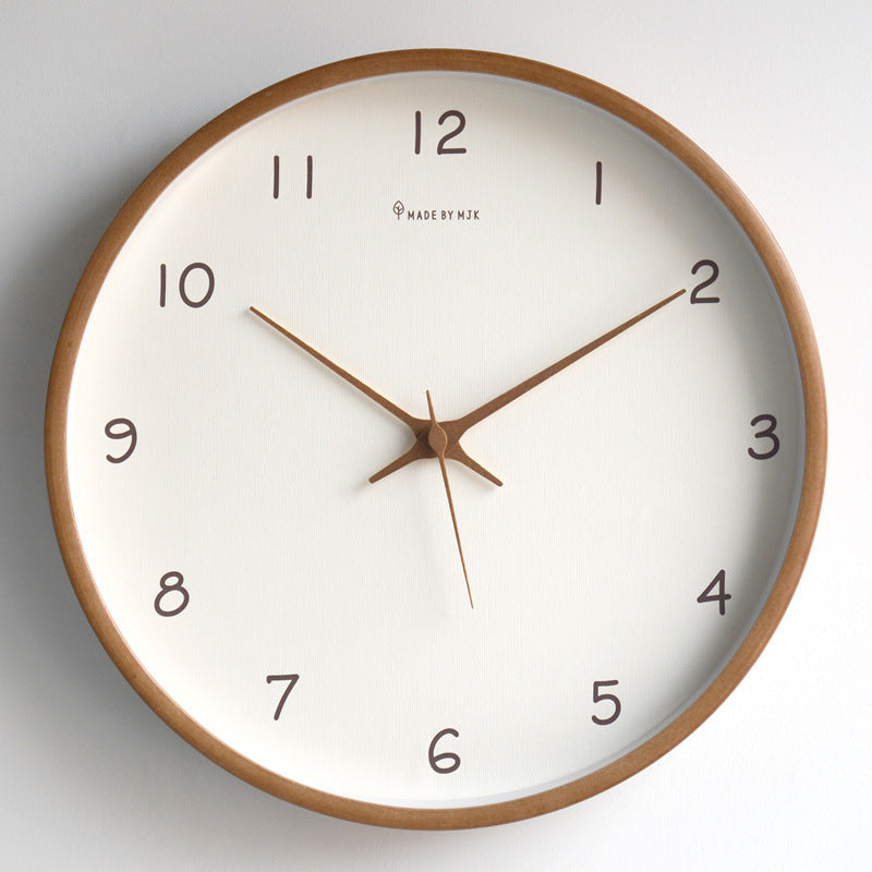Skanto | TimberClock - Solid tre analog klokke