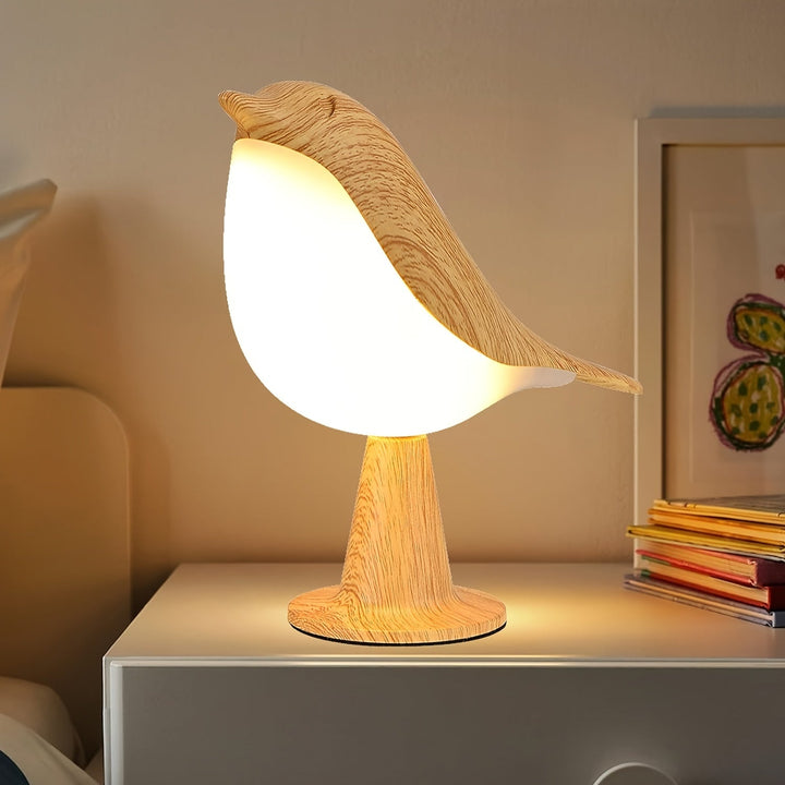 BrightNest - USB LED Fugl Bordlampe med Touch Skanto