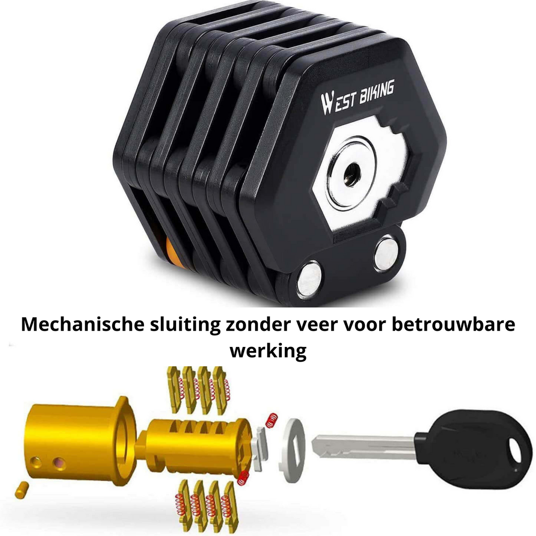 Skanto | TitanLock Pro – Tyverisikret sykkellås for maksimal sikkerhet (for sykler, el-sykler og scootere)