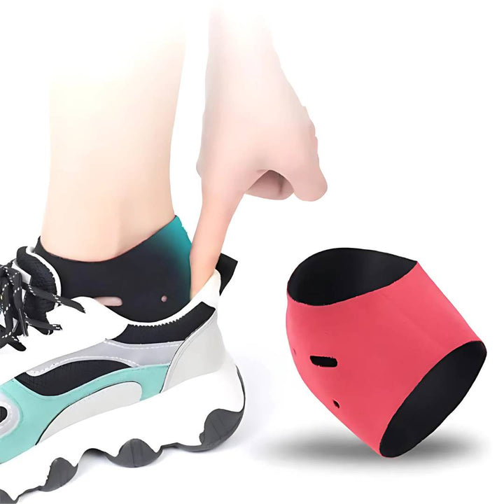 SootheSteps Hæl Sokker | Dempende Støtte for Tørre Sprukne Hæler - Plantar Fasciitis Lindring - Ideell for Daglig Bruk Skanto