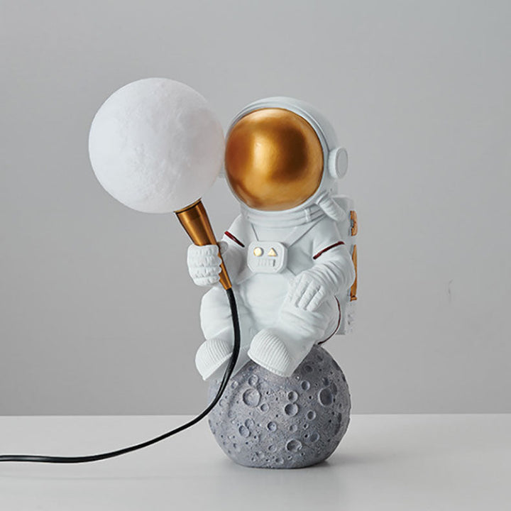 Skanto | Moderne Kreativ Tegneserie Astronaut Harpiks ABS 1-Lyskilde Vegglampe for Soverom