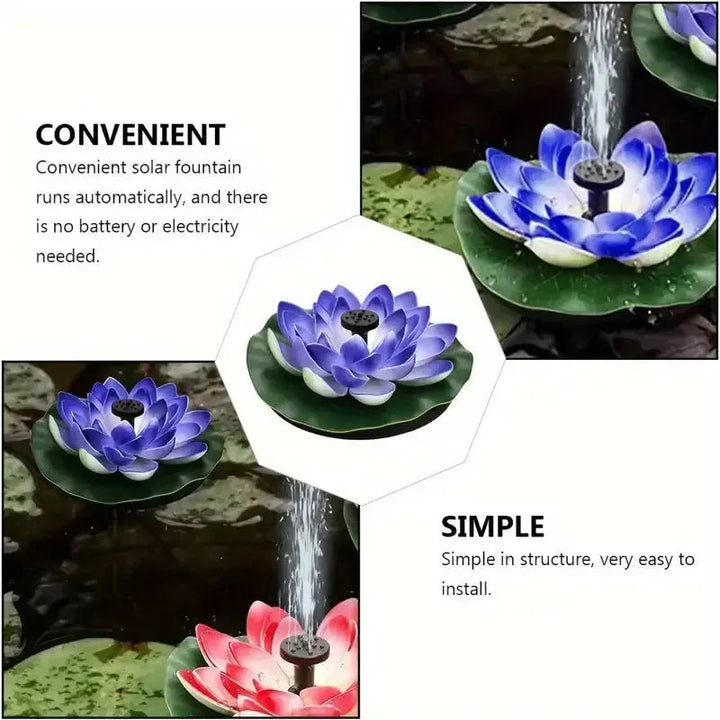 Skanto | Lotus-formet solfontene damdekorasjon