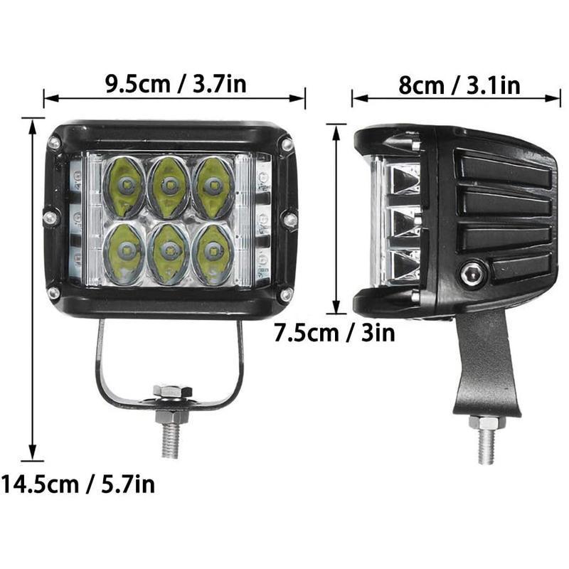 Skanto | Dual Side Shooter Dual Color Strobe Cree Pods