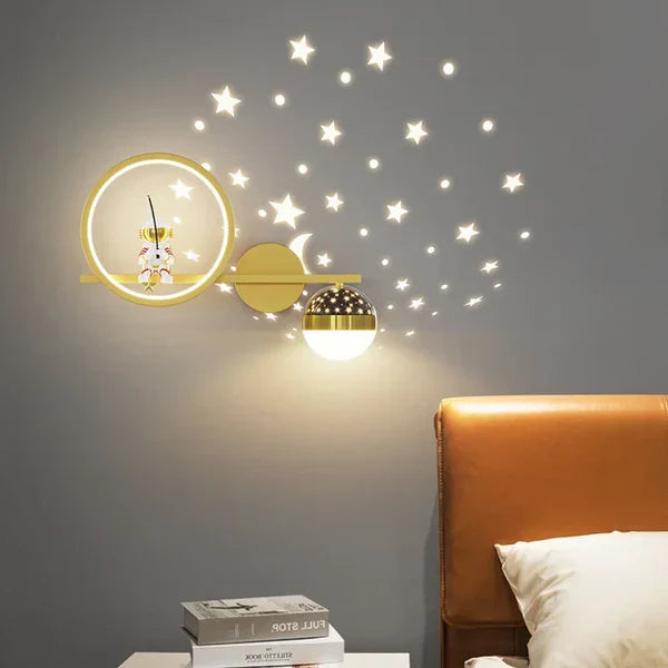 Vegglampe for barnerom - GlowNest | Skanto