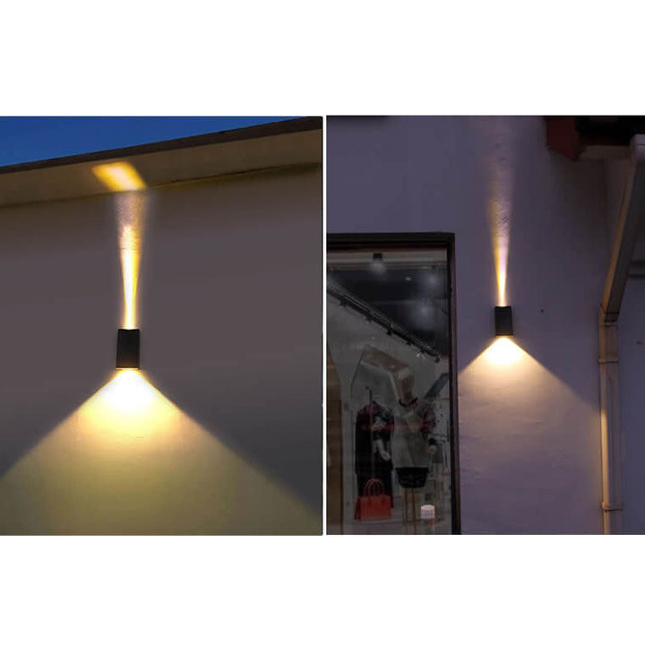 Solar Simple Trapezoid Utendørs Vanntett LED Vegglampe | Skanto
