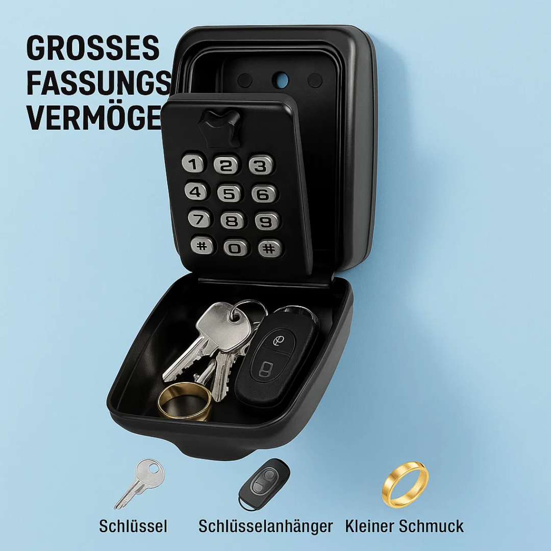 KeyGuard Utendørs Safe – Værbestandig Veggmontert Nøkkelboks | Skanto