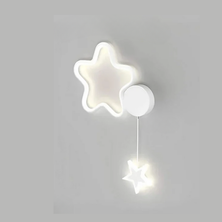Skanto | DreamLight | Magisk Vegglampe med Skyer, Stjerner og Måne