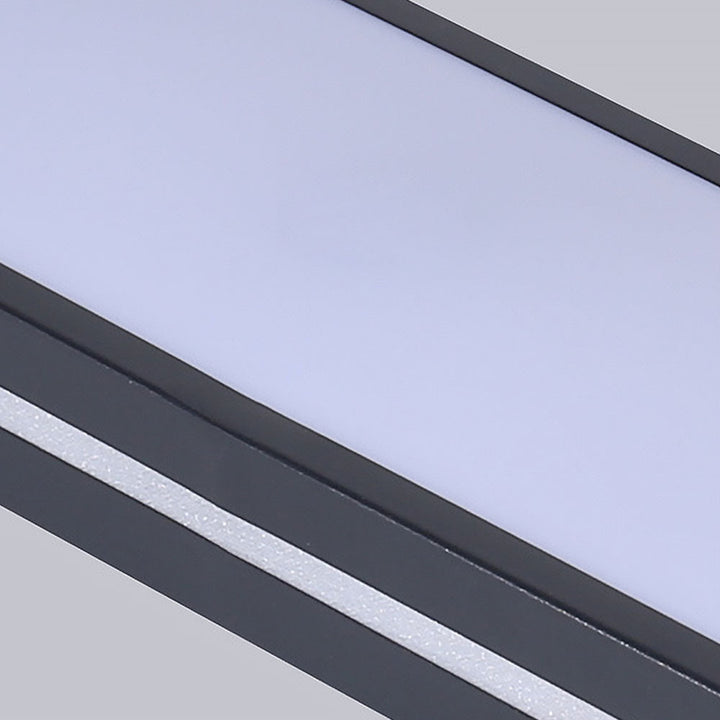 Nordiske minimalistiske lange LED-Deckenleuchte