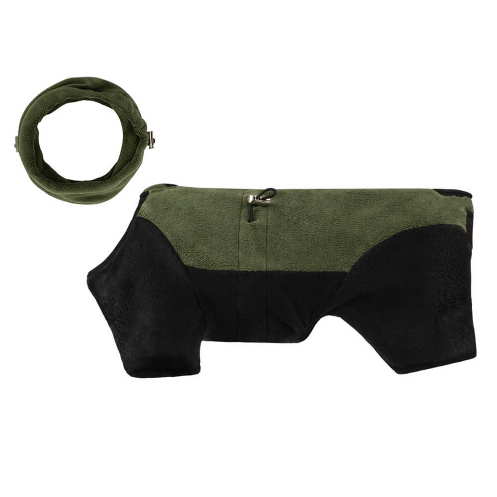 Skanto | Full Protection Polar Fleece Hundedress med Avtagbar Krage