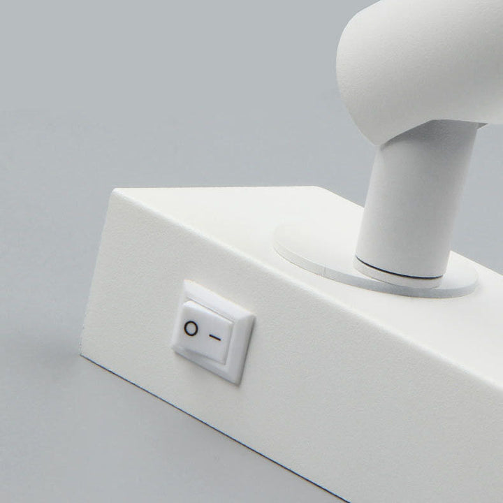 Skanto | LumeFocus Rek rektangulær LED Vegglampe | Justerbar Vinkel | Minimalistisk Design | Leselampe | Varmt Lys