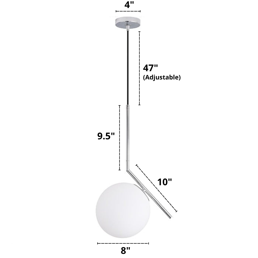 Nordic glass pendant lights