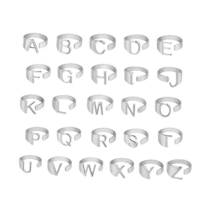 Skanto | Initial A-Z Bokstav Ring