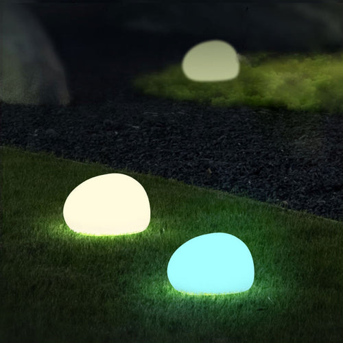 Solar vanntett PE sfærisk LED utendørs dekorativ plenlampe | Skanto