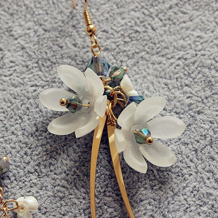 Skanto | Asymmetriske Blomst Øredobber