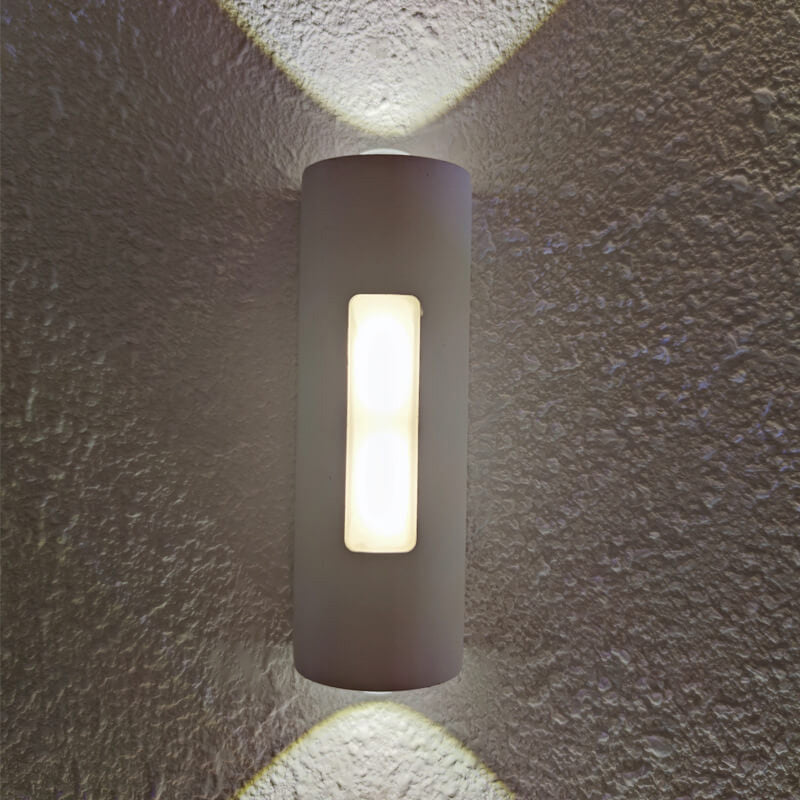 Moderne Minimalistisk Sylinderformet Design LED Utendørs Dekorativ Vegglampe | Skanto