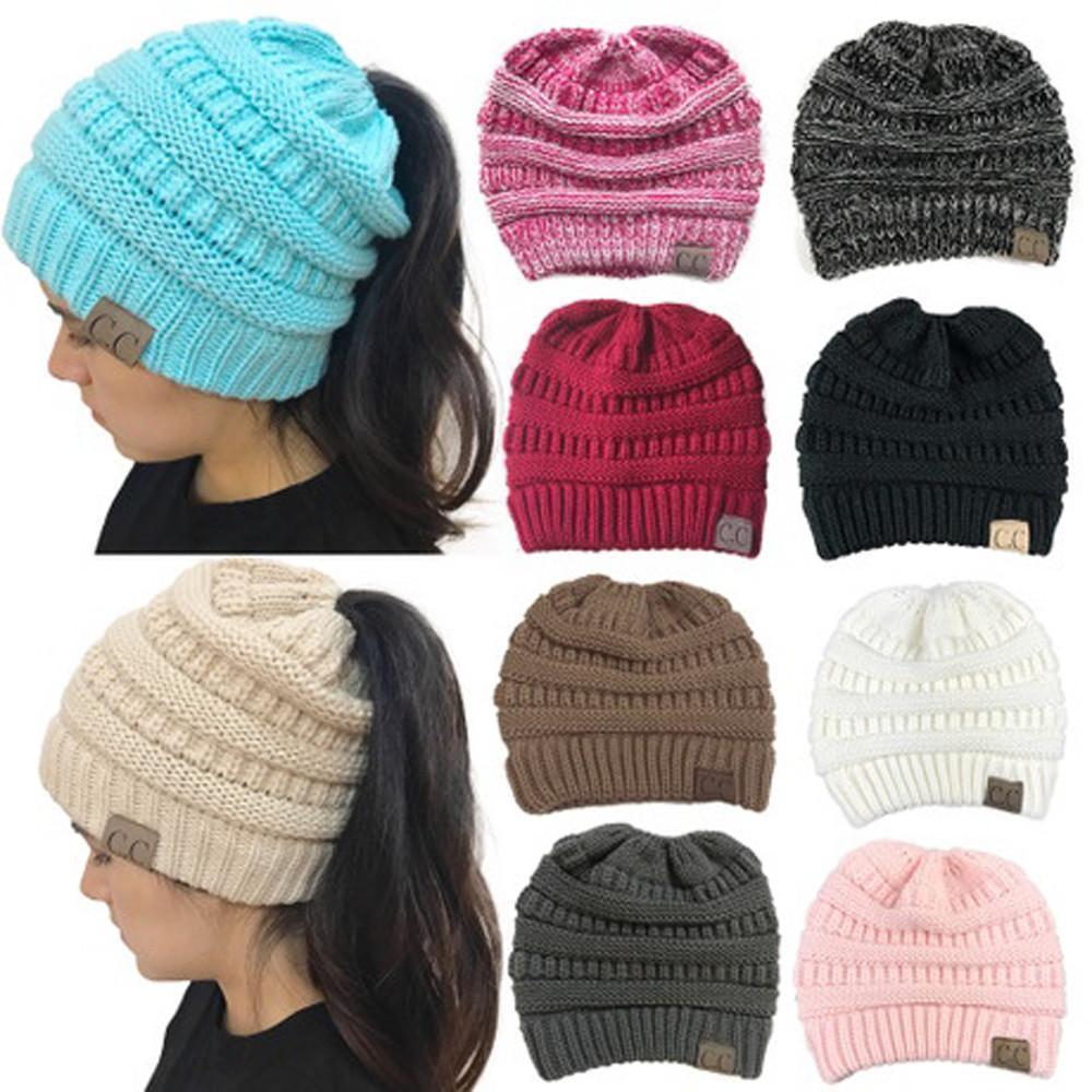 Knit hestehale lue | Skanto