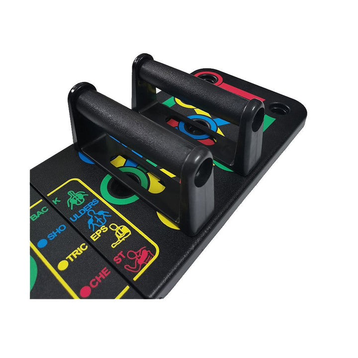Skanto | 14-i-1 Push-Up Rack Board | Sklisikker, Bærbar Treningsutstyr for Hjemmetrening & Muskeltrening