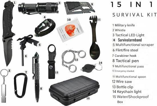 Skanto | 15-i-1 Nødhjelpssett - SurvivorX