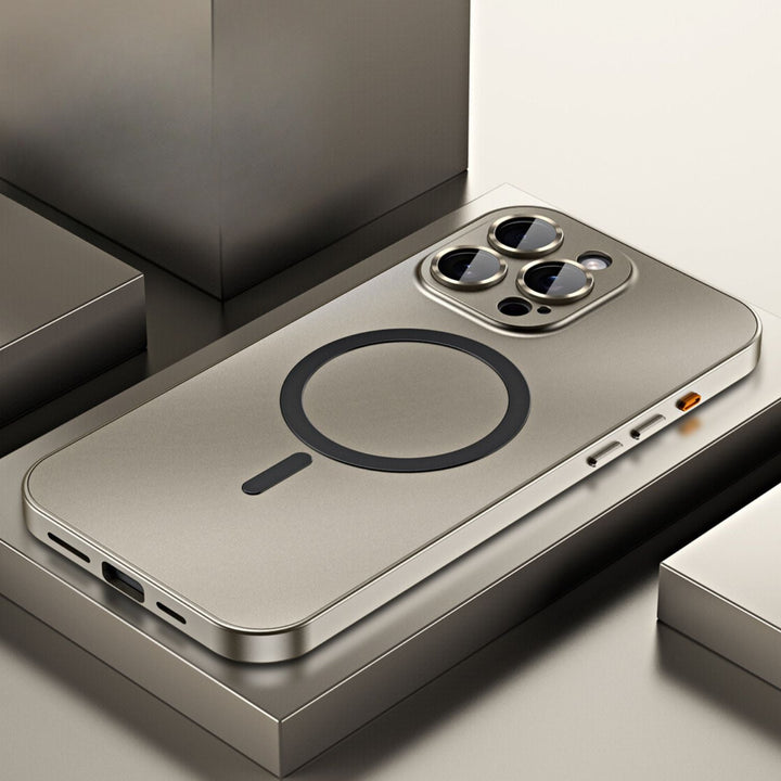 Skanto | Magnetisk metall skall for iPhone – Robust beskyttelse med et elegant design og MagSafe-kompatibilitet