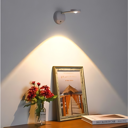Skanto | Trådløst LED-spotlight | 360° rotasjon & dimbar med bevegelsessensor