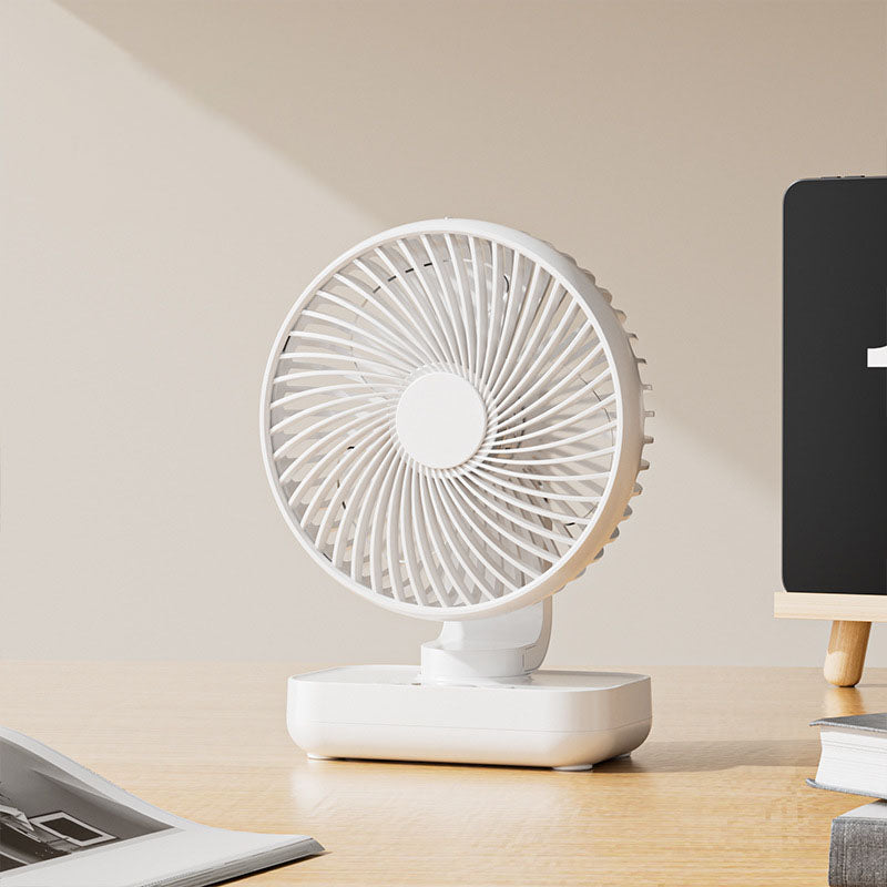 Bærbar oppladbar USB-bordvifte med 4 hastigheter | Skanto