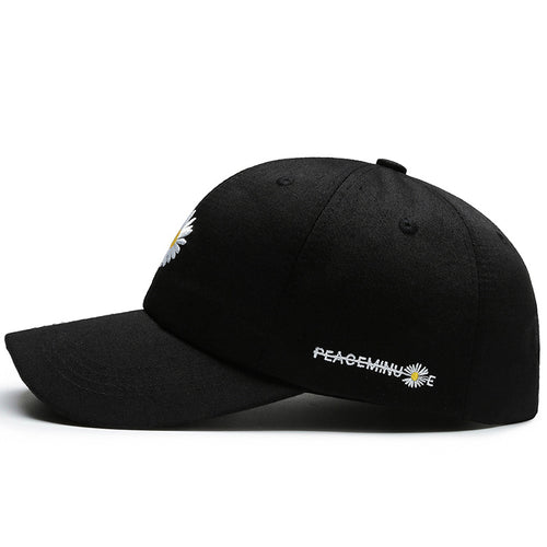 Kvinne Brodert Blomster Baseball Caps Skanto
