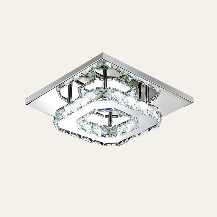 Skanto | Taklampe Krystall LED Moderne Innfelt Armatur