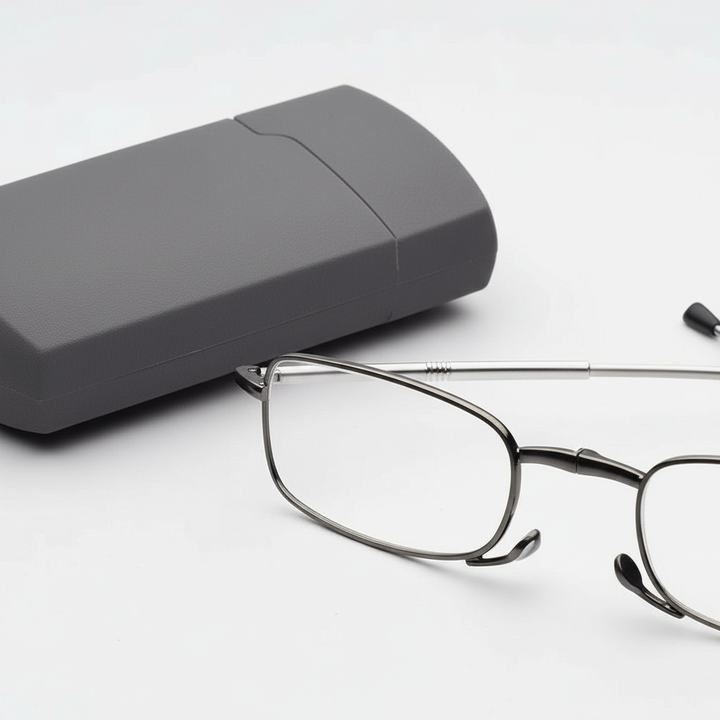 Faltbare Lesebrille – Tragbar mit Etui