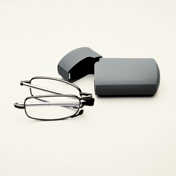 Faltbare Lesebrille – Tragbar mit Etui