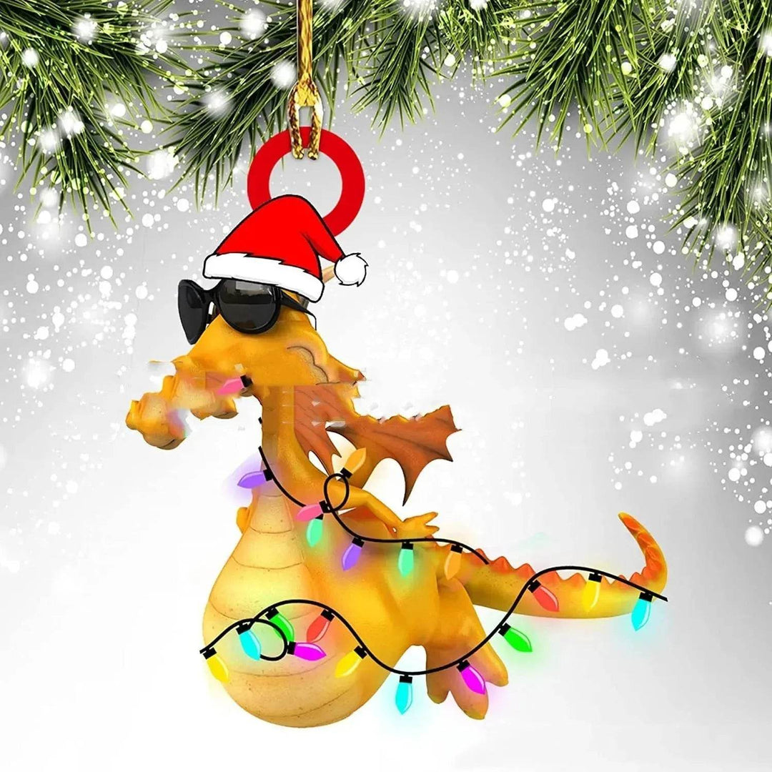 Skanto | Dinosaur Drageegg Juledekorasjoner Pendant Akryl