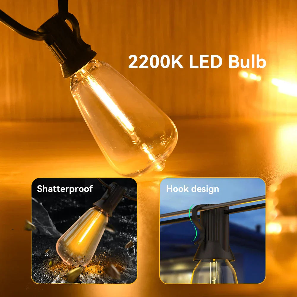 Vanntette LED Lyslenker - LumiGlow | Skanto