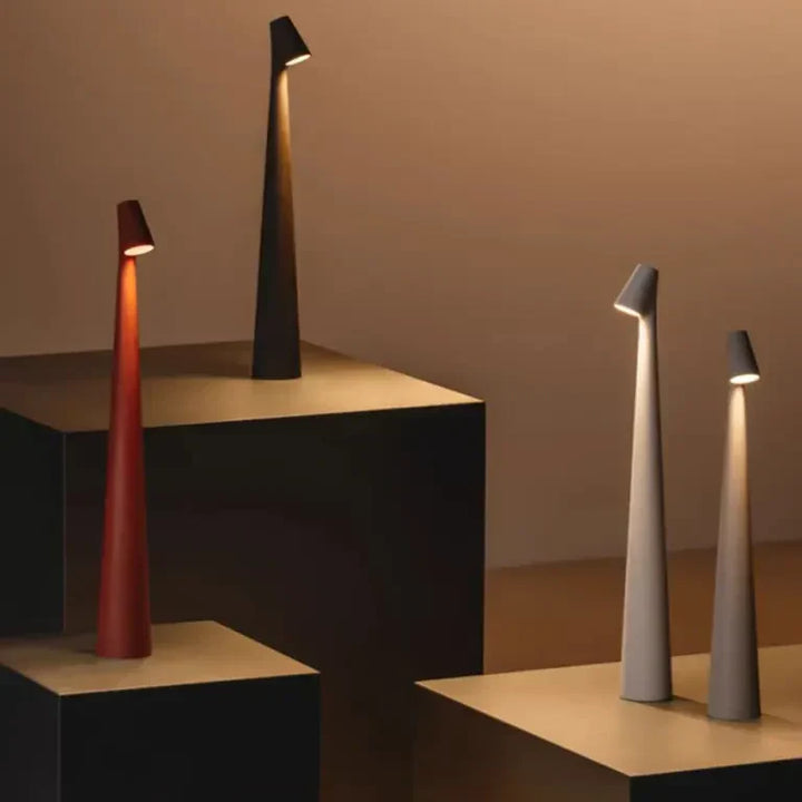 Stimmungsleuchte im nordischen Minimalismus-Design | Kabellos | LED | Leselampe | Tischleuchte