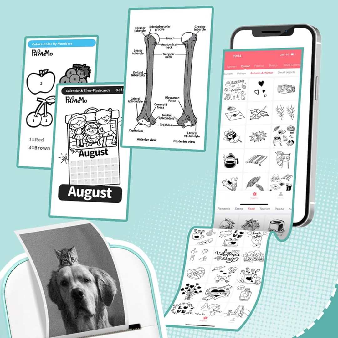 Mini Bluetooth Termisk Skriver Skanto