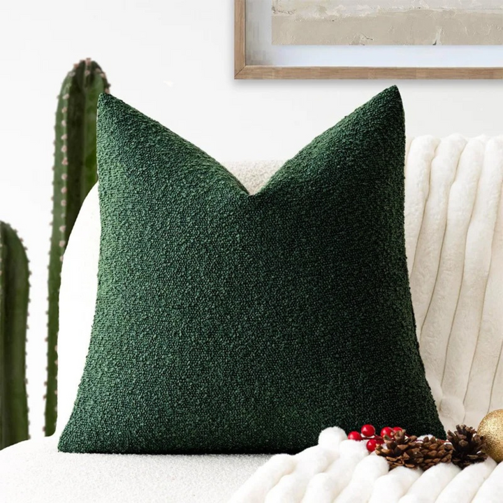 Tulum Bouclé Kissenbezug 45x45cm Dekokissen