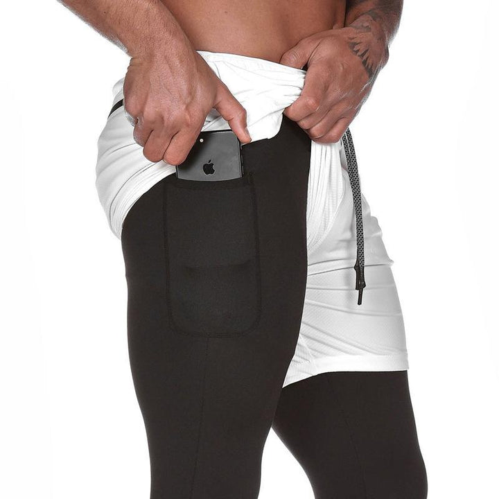 Skanto | Herre trening shorts med leggings