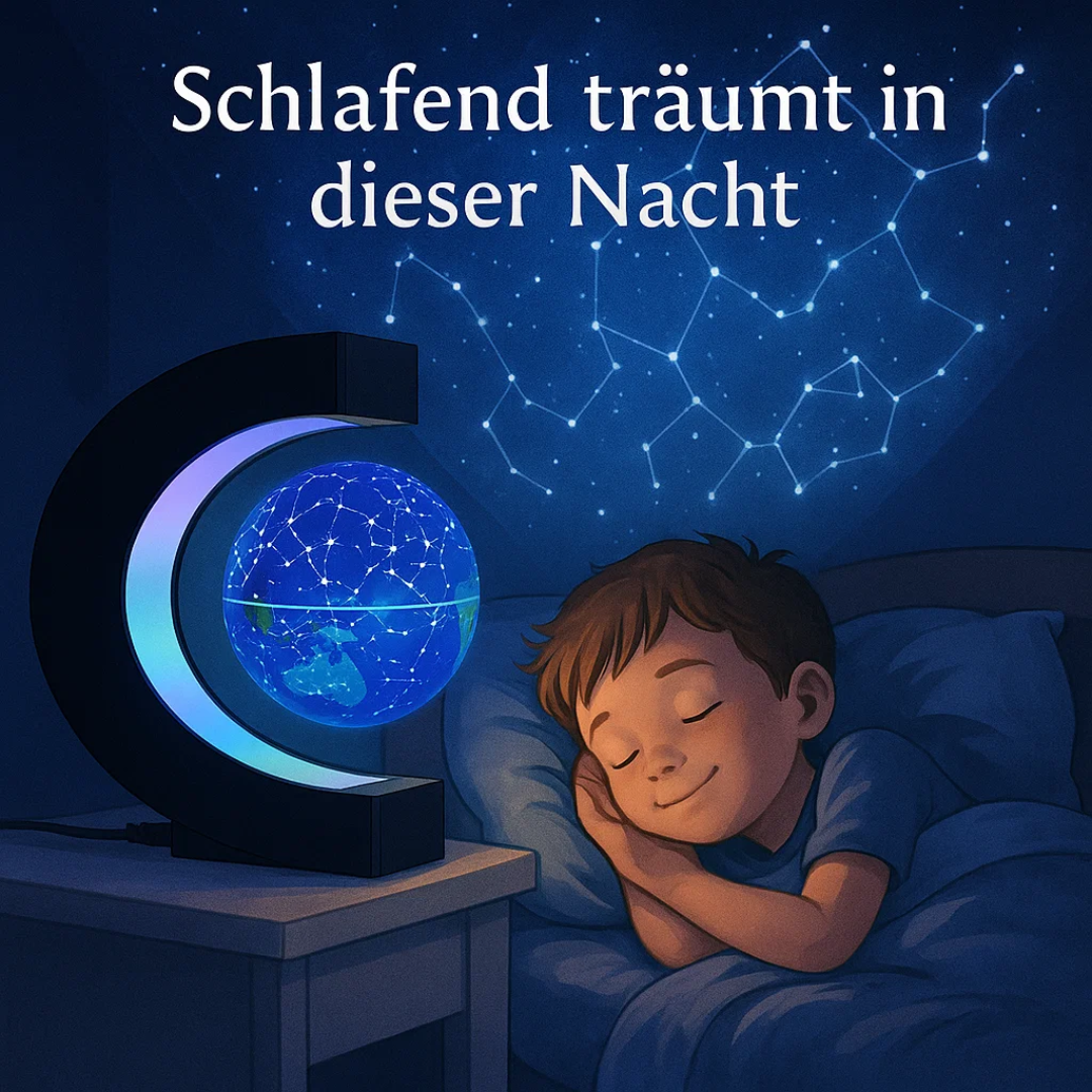 Skanto | AstroGlobe LED Verdens Globe – Flytende Globe Lampe med Magnetisk Oppheng