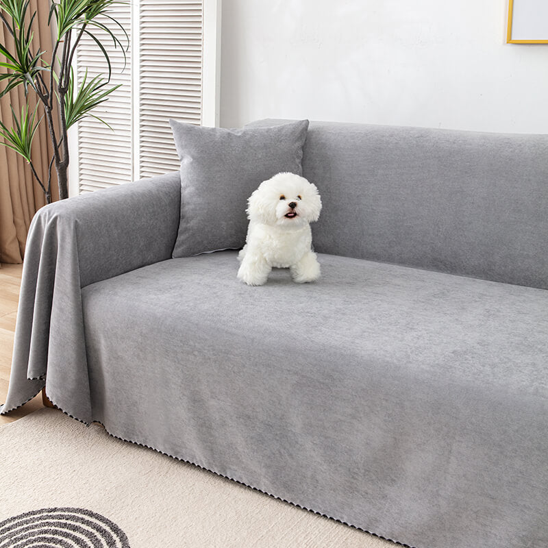 Premium vanntette sofa kastet dekke med jacquard kant | Skanto