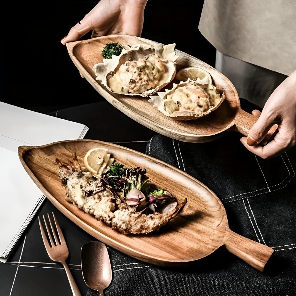Skanto | Bladformet Tre Serveringsfat